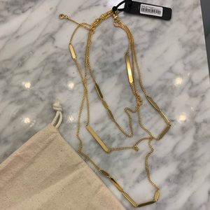 NWT Gold layered JCrew Necklace